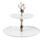 SERVING STAND CNR3001 2-LAYER | WHITE