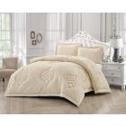 YASMIN COMFORTER SET CNR001 | BEIGE 3-PIECE