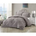 YASMIN COMFORTER SET CNR001 | TAUPE 3-PIECE