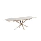 TERNI EETTAFEL ZILVER | 180/240X90X76 CM KERAMIEK CW002