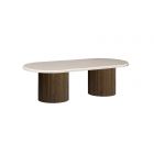 PATERNO SALONTAFEL BRUIN | 130X70X45 CM TRAVERTINE