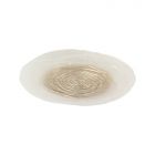 BRICARD ROSE PLATE | 21 CM GOLD-WHITE  6-PIECES