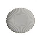 BRICARD PARIS PLATE | Ø27X3 CM WHITE