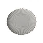 BRICARD PARIS PLATE | Ø33X4 CM WHITE