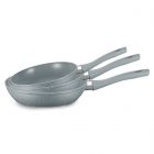 FERVEO NOVA BRATPFANNE SET GRAU-WEIß | Ø20/24/28 CM 3-TLG
