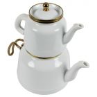 FERVEO DAWA TEAPOT SET | 1,0/2,5 L WHITE-GOLD