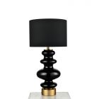 LUMCI CHERI TABLE LAMP| GOLD-BLACK Ø38X72 CM