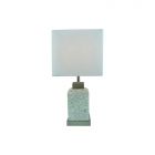 LUMCI CATERINE TABLE LAMP| SILVER-LIGHT GREY 23X23X46 CM