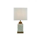 LUMCI CATERINE TABLE LAMP| GOLD-LIGHT GREY 23X23X46 CM