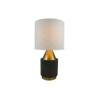 LUMCI CLAIRE TABLE LAMP| GOLD-DARK GREY Ø23X43 CM