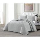 LAVELLA DEREN TAGESDECKE SET | 240X250 CM GRAU 3-TEILIG