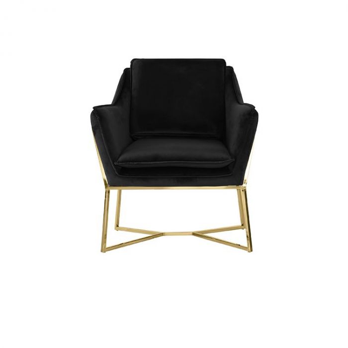 FOGGIA SESSEL GOLD | SCHWARZER STOFF MJ11-111 FOGGIA SESSEL GOLD | SCHWARZER STOFF MJ11-111