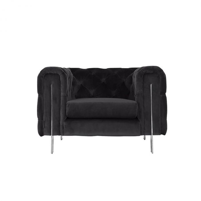 CAMPANIA FAUTEUIL | ZWART STOF MJ11-111 CAMPANIA FAUTEUIL | ZWART STOF MJ11-111