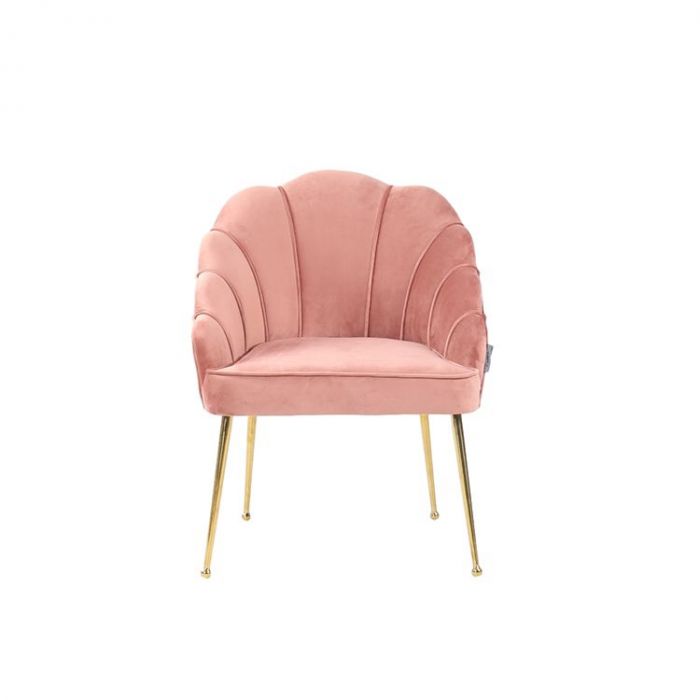 EMILLIA ARMCHAIR GOLD | PINK FABRIC MJ11-34 EMILLIA ARMCHAIR GOLD | PINK FABRIC MJ11-34