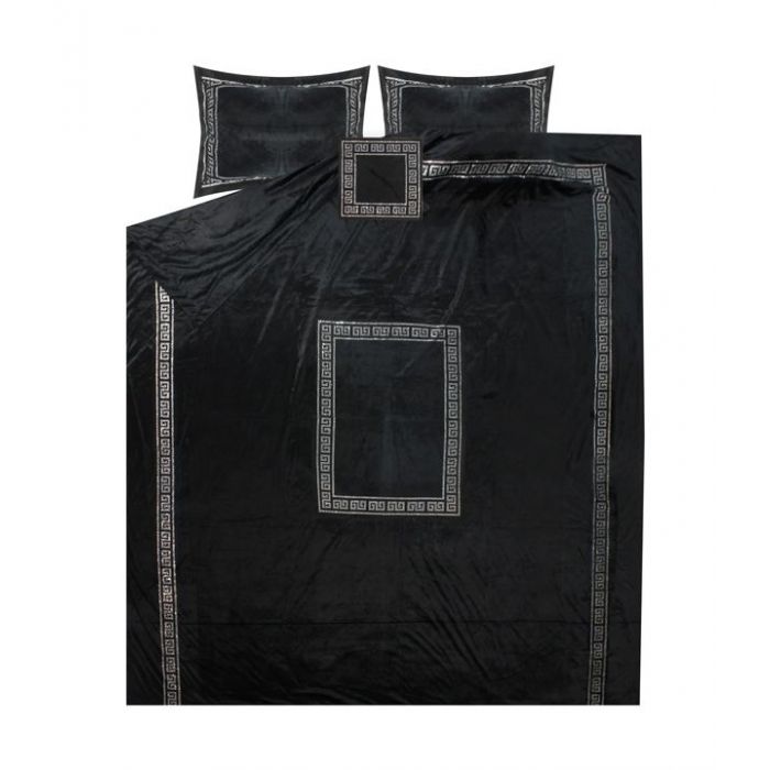 BELIZE BEDSPREI 250 x 260 CM 4-DELIG ZWART BELIZE BEDSPREI 250 x 260 CM 4-DELIG ZWART