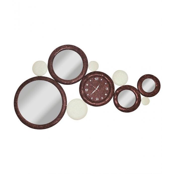 SPIEGELKLOK BROWN & BEIGE SPIEGELKLOK BROWN & BEIGE