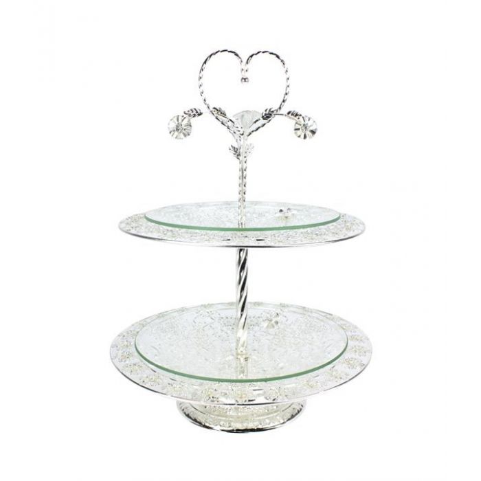ETAGERE CNR002 SILVER 2-LAYER ETAGERE CNR002 SILVER 2-LAYER