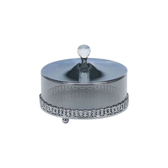 DECORATIE STOLP CNR208 MIDDEL | ZILVER DECORATIE STOLP CNR208 MIDDEL | ZILVER