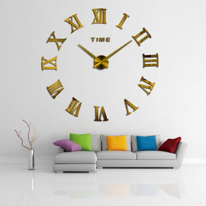 PLAK KLOK CNR019B | GOUD PLAK KLOK CNR019B | GOUD