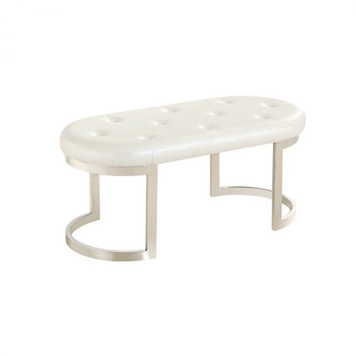 CATANIA LONGCHAIR | 110X50X47 CM WHITE PU H1106-2 CATANIA LONGCHAIR | 110X50X47 CM WHITE PU H1106-2