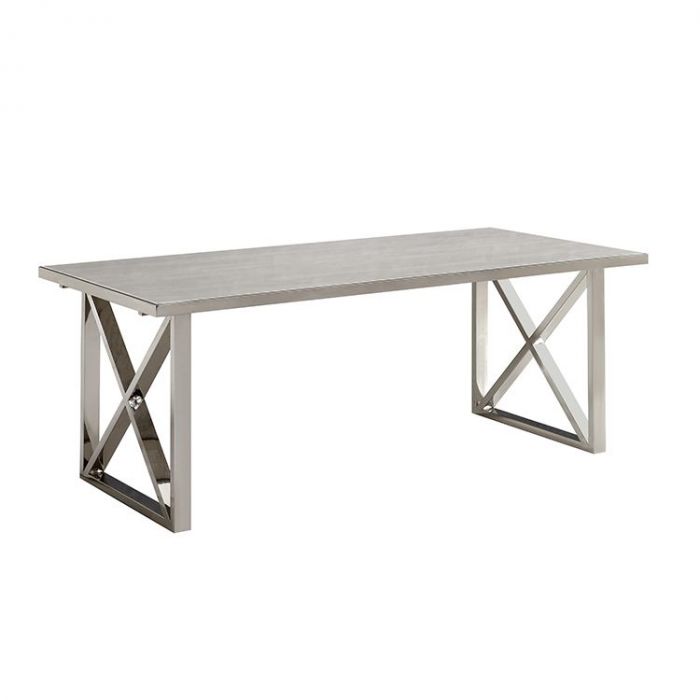 SALERNO DINNER TABLE | 180X90X76 CM MARBLE 576-1 SALERNO DINNER TABLE | 180X90X76 CM MARBLE 576-1