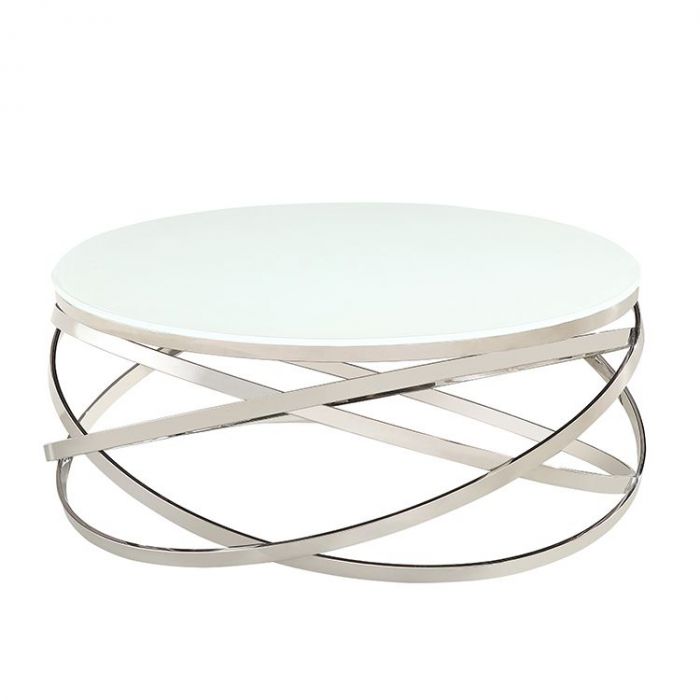 TRENTO SALONTAFEL | Ø100X42 CM SUPER WIT TRENTO SALONTAFEL | Ø100X42 CM SUPER WIT
