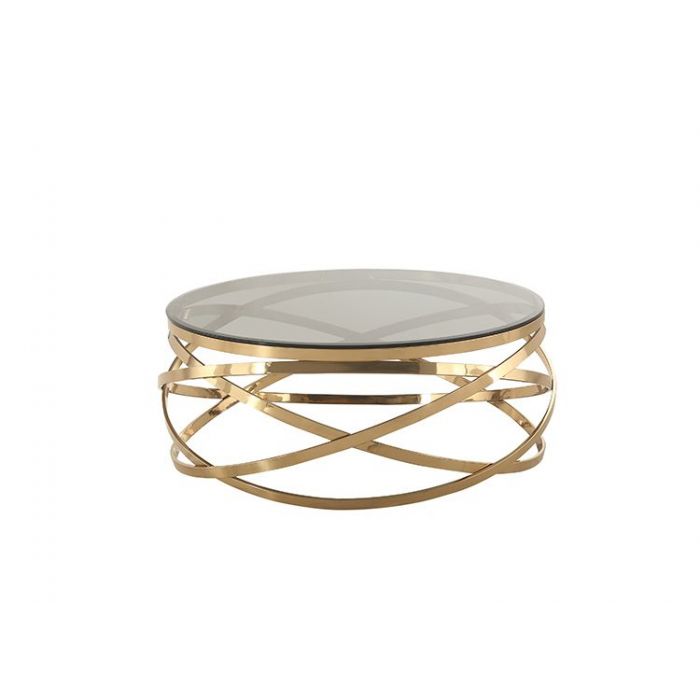 TRENTO SALONTAFEL GOUD 100*42CM GRIJS TRENTO SALONTAFEL GOUD 100*42CM GRIJS