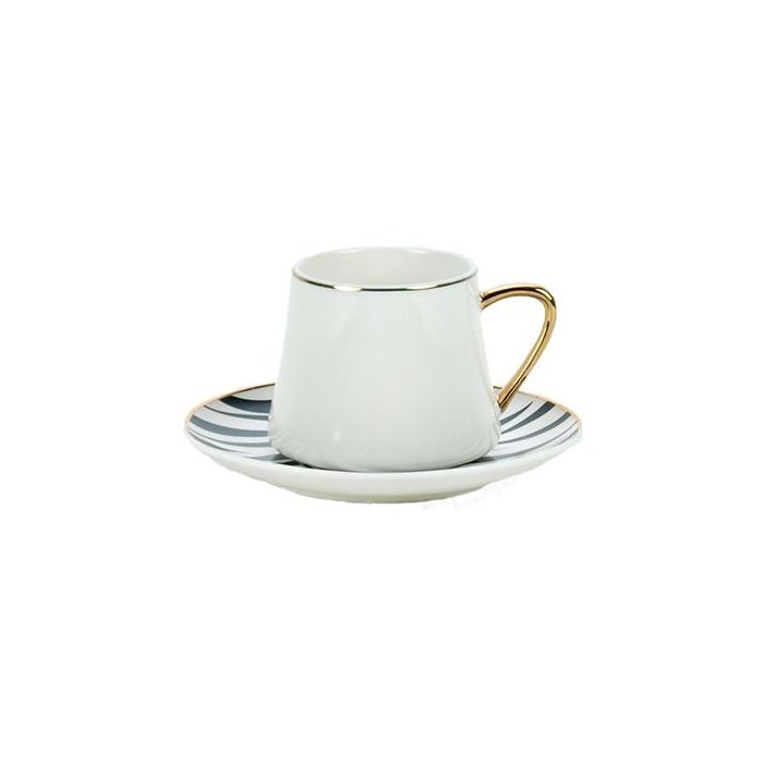 BRICARD ZEBRA THEE-ESPRESSOSET 183003 18-DLG BRICARD ZEBRA THEE-ESPRESSOSET 183003 18-DLG