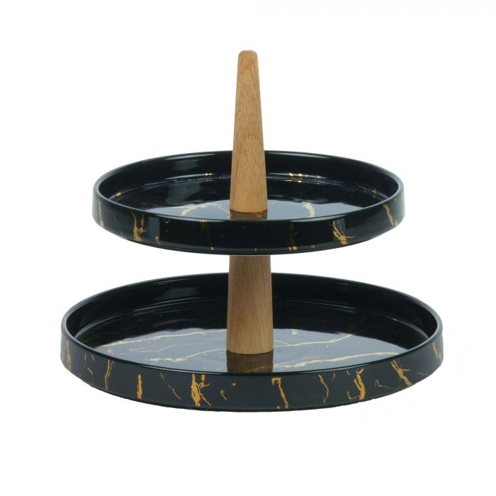 BRICARD ETAGERE ZWART 8"+ 10 " BAMBOO