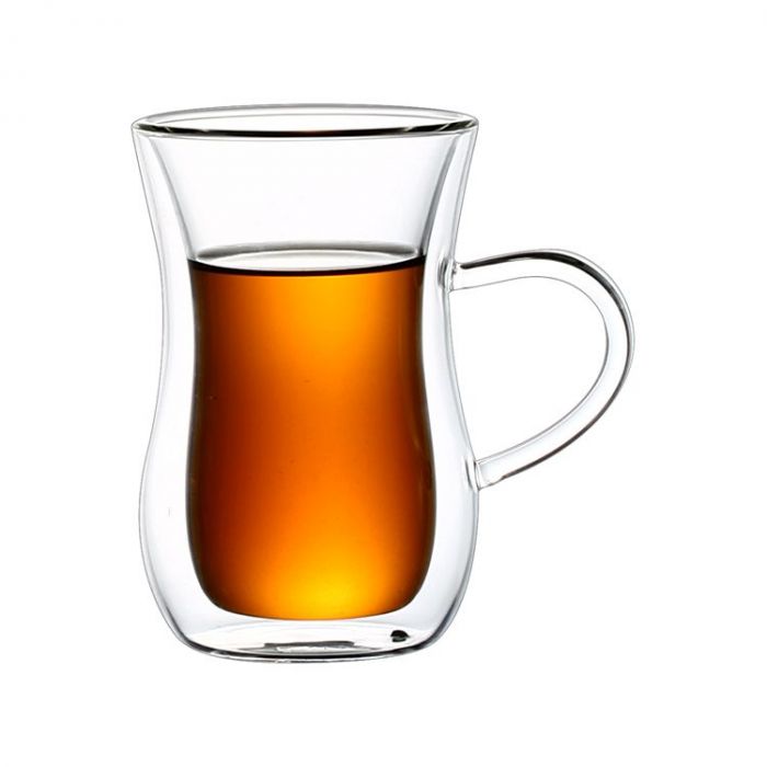 BRICARD 7615H DOUBLE WALLED TEA GLASS | 2 PIECES