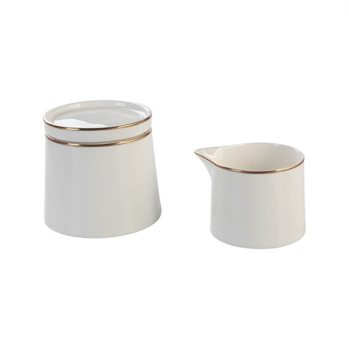 BRICARD LUNEL SUGAR & MILK SET | GOLD 2-PIECE BRICARD LUNEL SUGAR & MILK SET | GOLD 2-PIECE