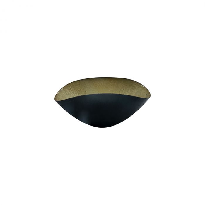 BRICARD SIS BOWL | OVAL SMALL GOLD - BLACK BRICARD SIS BOWL | OVAL SMALL GOLD - BLACK