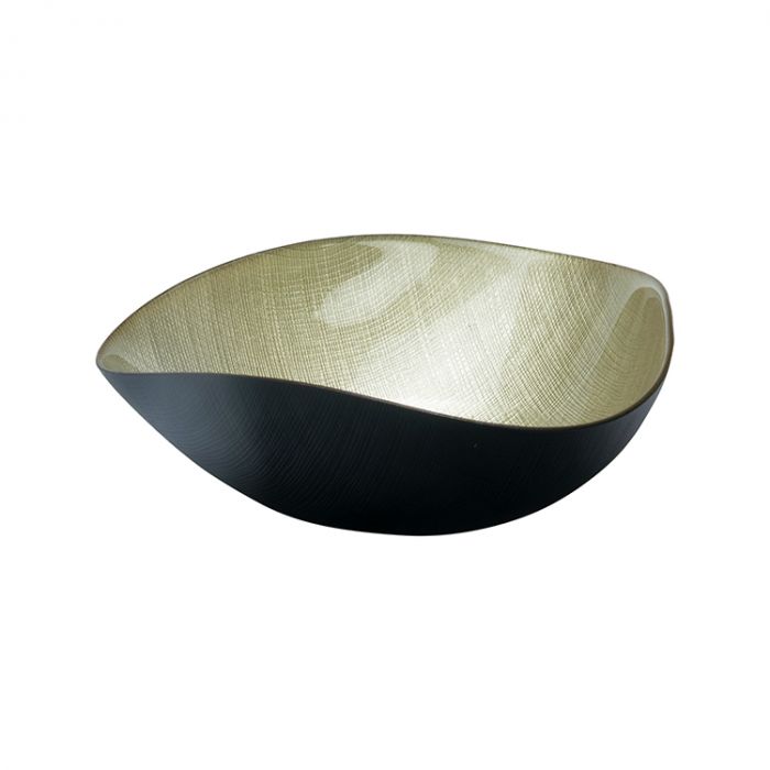 BRICARD SIS BOWL | SMALL TRIANGLE GOLD - BLACK BRICARD SIS BOWL | SMALL TRIANGLE GOLD - BLACK