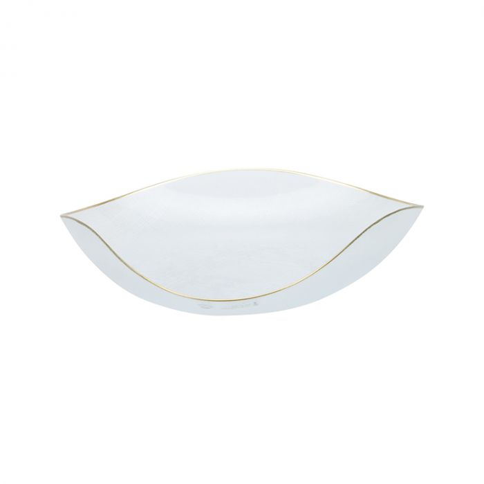 BRICARD SIS FRUIT BOWL | TRIANGLE 40 CM TRANSPARENT - GOLD BRICARD SIS FRUIT BOWL | TRIANGLE 40 CM TRANSPARENT - GOLD