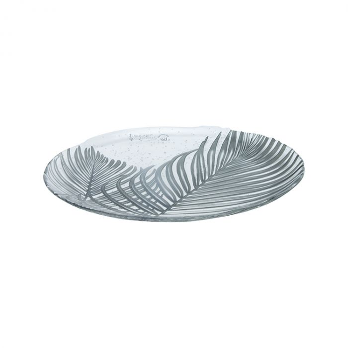 BRICARD BALI PLATTE | 33 CM TRANSPARENT - GREY BRICARD BALI PLATTE | 33 CM TRANSPARENT - GREY