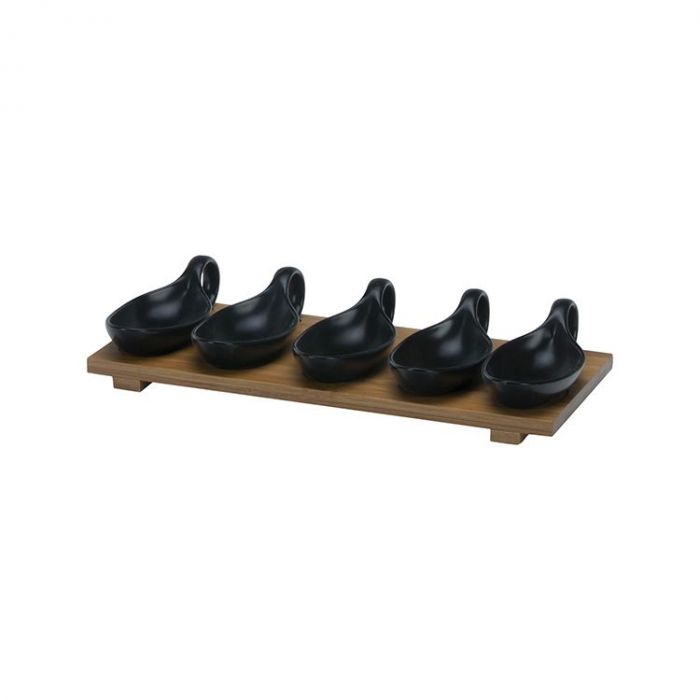 BRICARD 7912 SCHÜSSEL SET | SCHWARZ - BAMBUS 6-TEILIG BRICARD 7912 SCHÜSSEL SET | SCHWARZ - BAMBUS 6-TEILIG