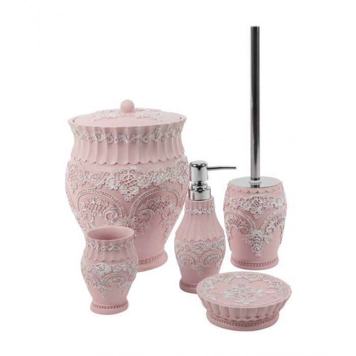 FUGURATO BADSET 5-DELIG PINK-WHITE FUGURATO BADSET 5-DELIG PINK-WHITE