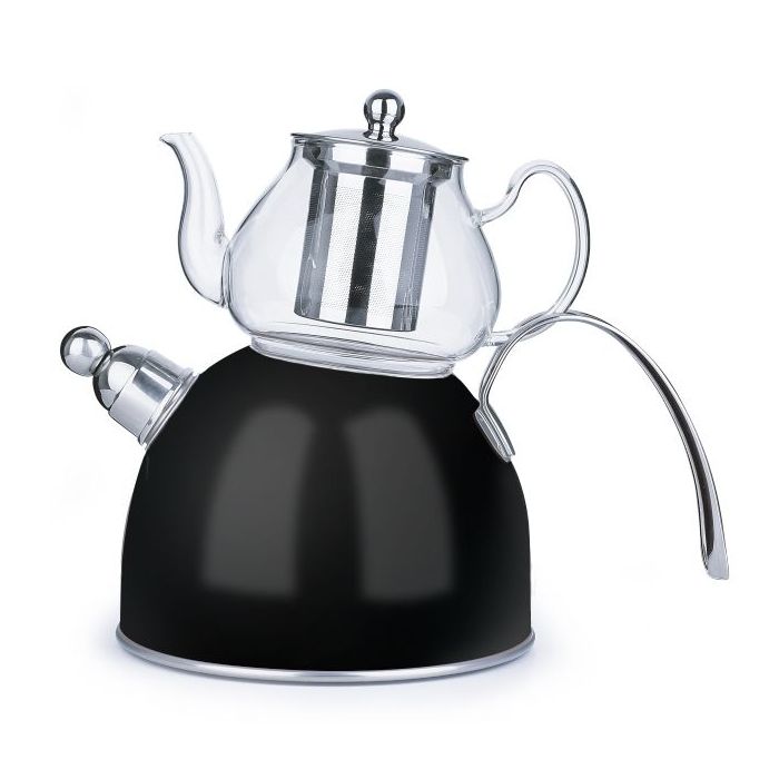 FERVEO DJENA THEEPOTSET 0,8/2,5 L ANTRACIET FERVEO DJENA THEEPOTSET 0,8/2,5 L ANTRACIET