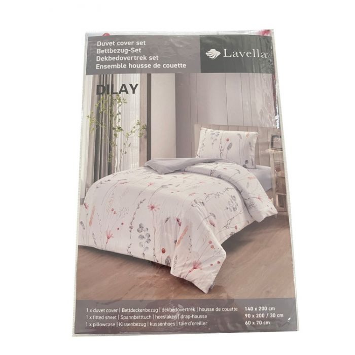 LAVELLA DILAY DEKBEDOVERTREK SET | 140X200 CM 3-DELIG
