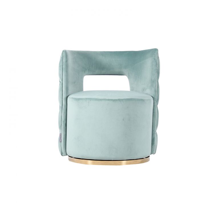 PIACENZA ARMCHAIR GOLD | GREEN FABRIC MJ11-65