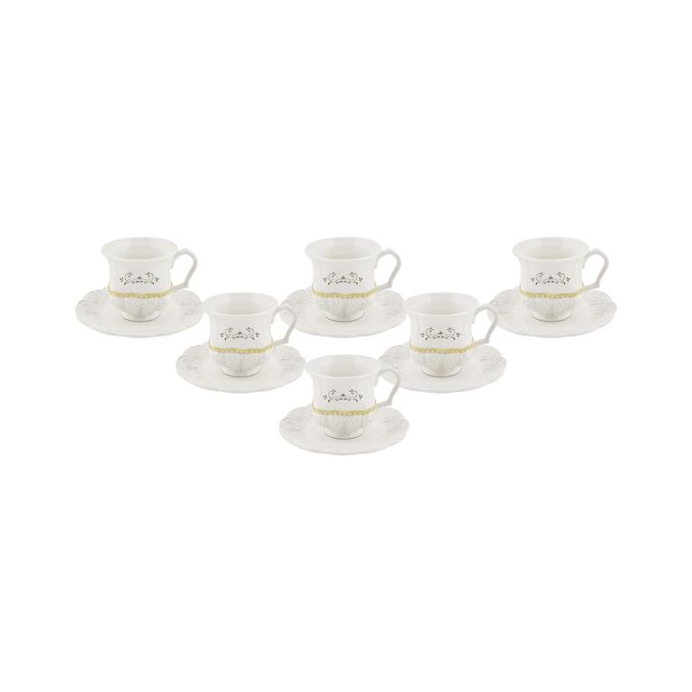 CUP AND SAUCER CNR12816 12 PIECE