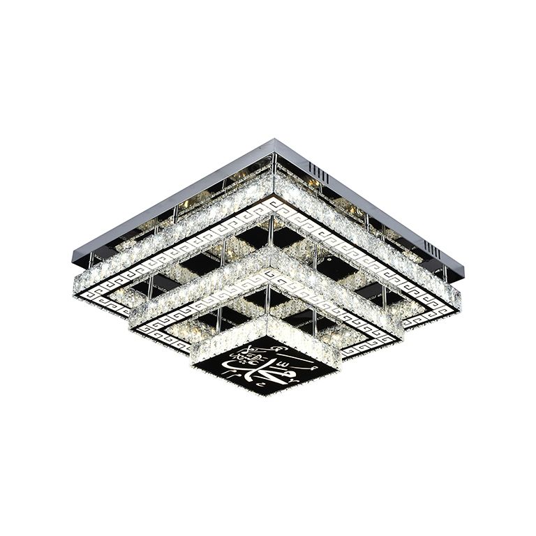 CEILING LAMP ALSDORF | CHROME 60X60 CM