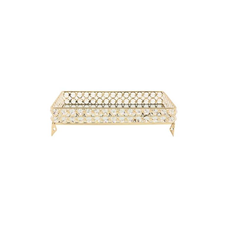 SERVING TRAY CNR-S130111S 31 x 19 x 8.5 CM GOLD