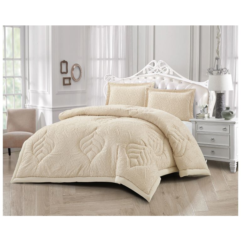 YASMIN BEDSPREI SET CNR001 | BEIGE 3-DELIG