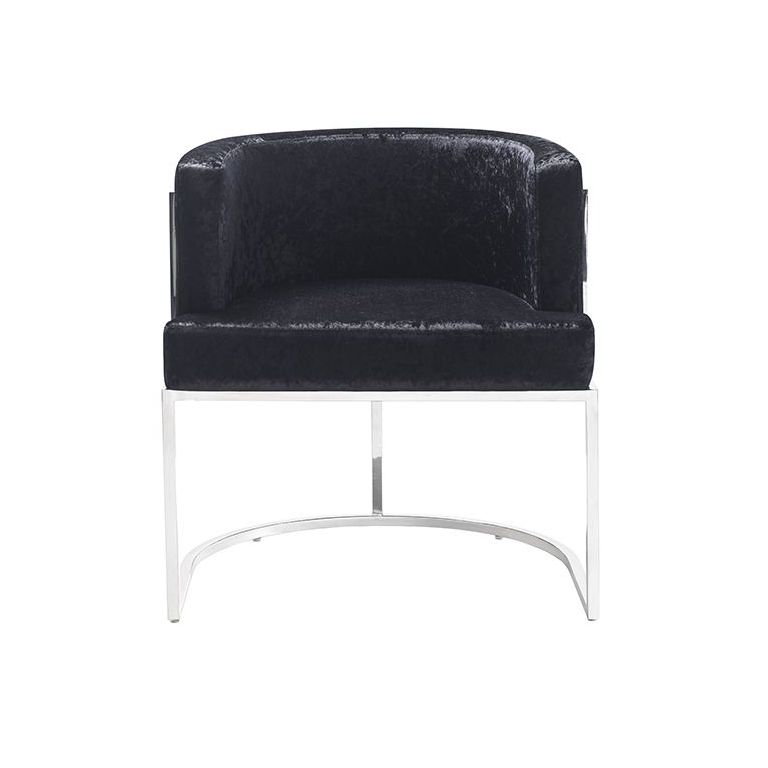 PICENO DINING CHAIR | BLACK FABRIC A41-23