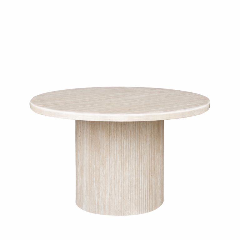 PATERNO EETTAFEL TRAVERTINE | Ø130X75 CM TRAVERTINE