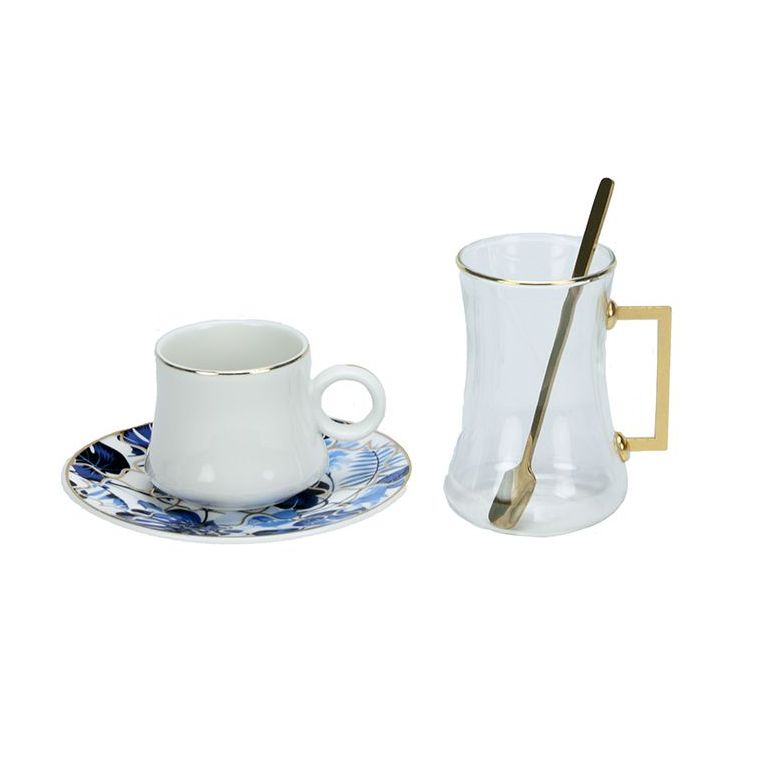 BRICARD TEA-ESPRESSO SET 005 PLUS | 24-PIECE