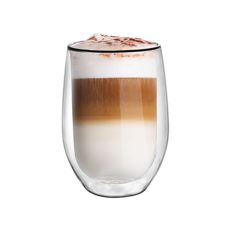BRICARD 11140 DOUBLE WALL GLASS CUP | 2 PIECES