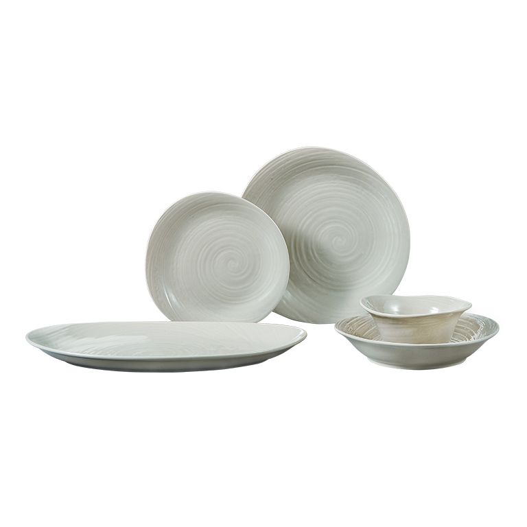 BRICARD REVEL TABLEWARE SET | TAUPE 25-PIECE