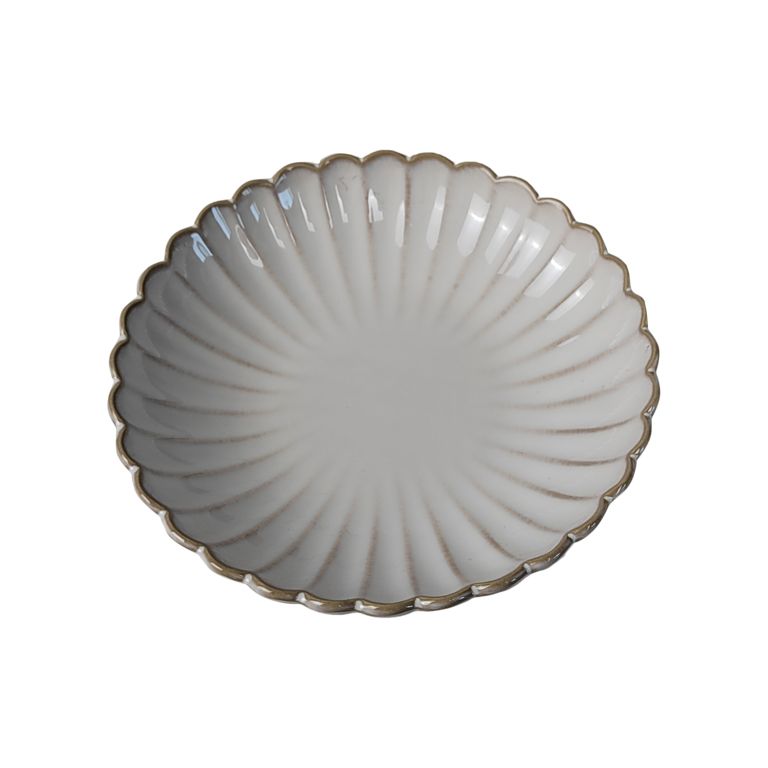 BRICARD PARIS PLATE | Ø19X4 CM WHITE